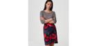 Loft Fleur Curved Pencil Skirt