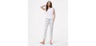 Loft Cropped Lace Up Pants