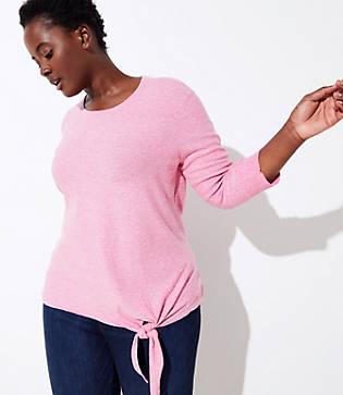 Loft Plus Tie Hem Sweater