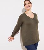 Loft Plus V-neck Sweater