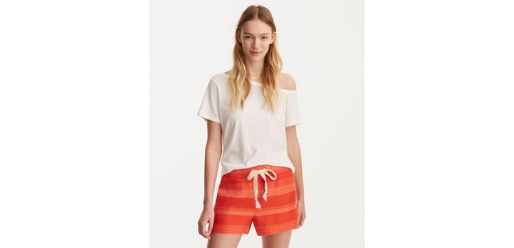 Loft Lou & Grey Striped Brushed Linen Shorts