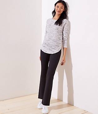 Loft Bootcut Leggings In Seamed Ponte