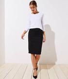 Loft Dotted Knit Pull On Pencil Skirt