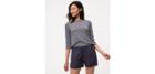 Loft Linen Blend Drawstring Shorts