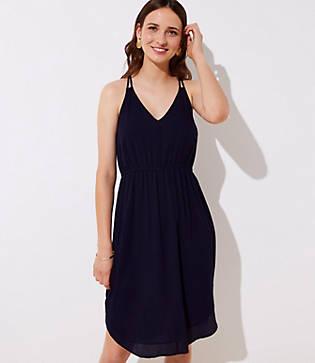 Loft Strappy Cami Dress