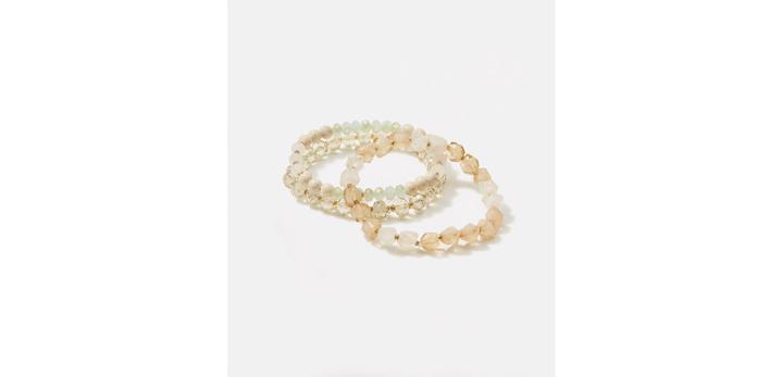 Loft Neutral Sand Stretch Bracelet Set