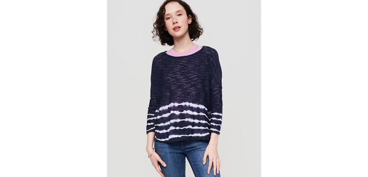 Loft Lou & Grey Tie Dye Texturist Sweater