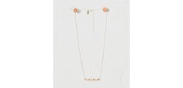 Loft Upper Metal Class Wave Necklace