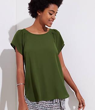 Loft Bar Back Flutter Top