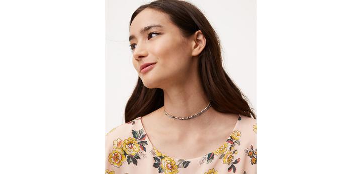 Loft Double Strand Crystal Choker