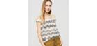 Loft Lou & Grey Zig Zag Off The Shoulder Shirt