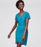 Loft Lace V-neck Sheath Dress