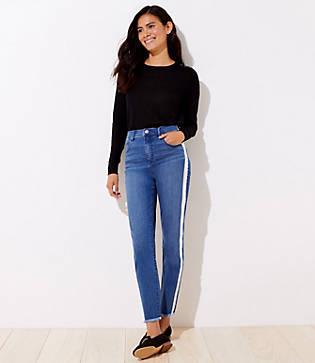 Loft High Rise Slim Pocket Skinny Jeans