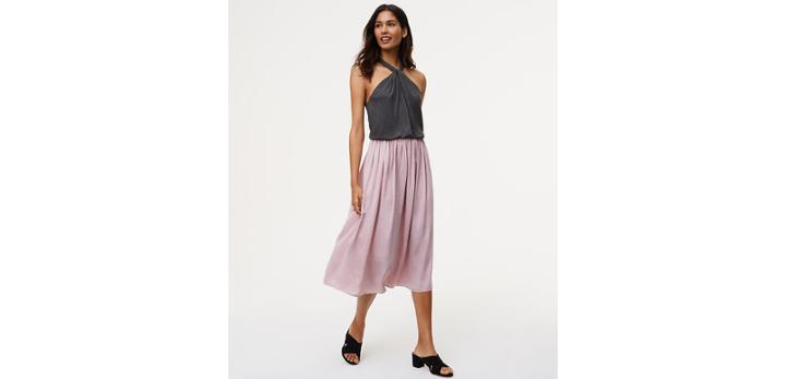 Loft Halter Duet Dress