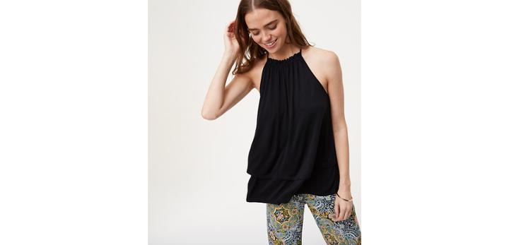 Loft Layered Halter Top