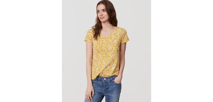 Loft Floral Vintage Soft Tee