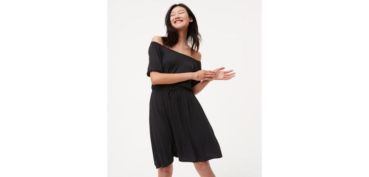 Loft Puff Sleeve Dress
