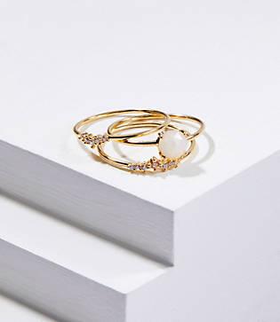 Loft Stone Ring Set
