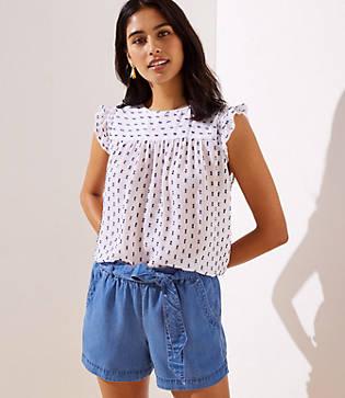 Loft Eyelet Flutter Shell