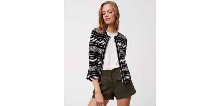 Loft Geo Knit Jacket