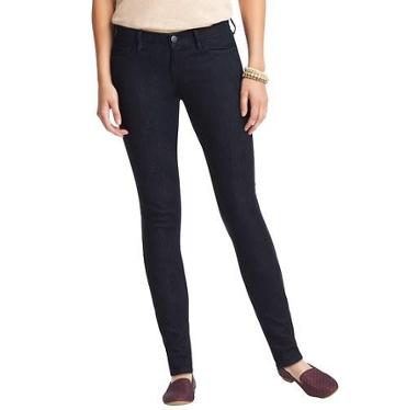LOFT Super Skinny Jeans in Dark Rinse Wash