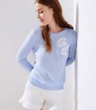 Loft Embellished Embroidered Sweater