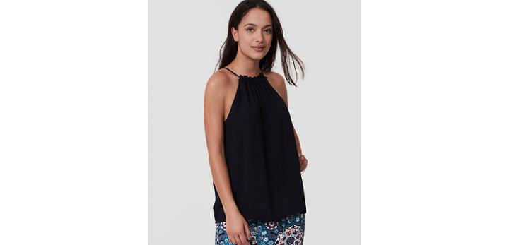 Loft Tiered Halter Top