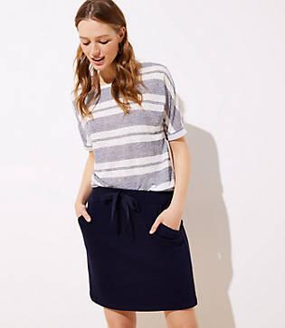 Loft Textured Jogger Skirt