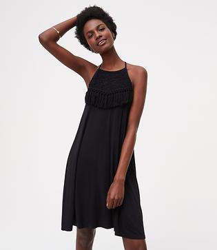 Loft Beach Macram &copy; Yoke Swing Dress