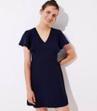 Loft Fringe Flutter Sheath Dress