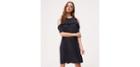 Loft Ruffle Cold Shoulder Swing Dress