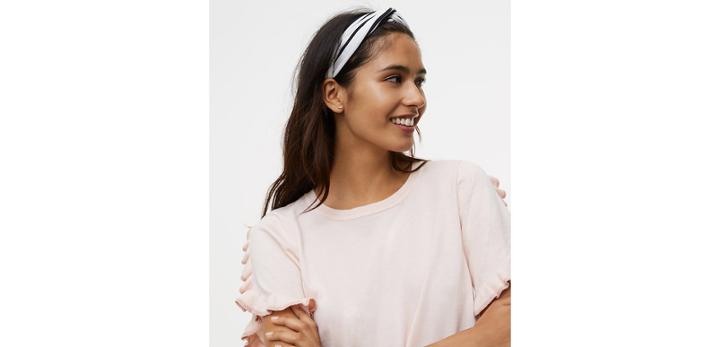 Loft Striped Twist Headband