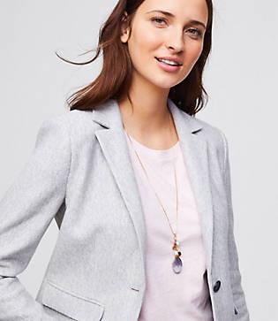 Loft Mixed Stone Cluster Pendant Necklace