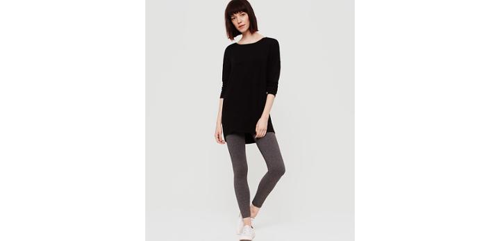 Loft Lou & Grey Striped Ponte Leggings