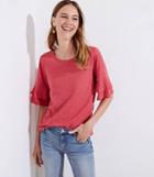 Loft Vintage Soft Bell Cuff Tee