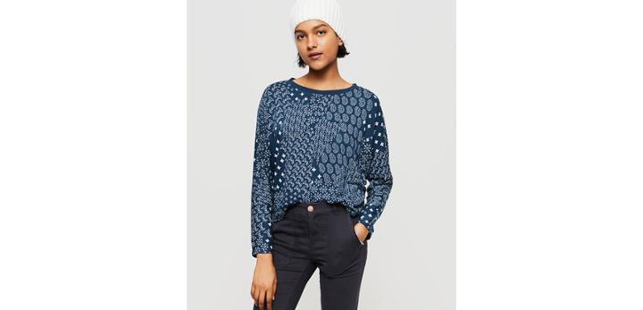 Loft Lou & Grey Snowy Signaturesoft Dolman Top