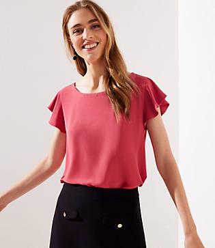 Loft Double Bar Back Top