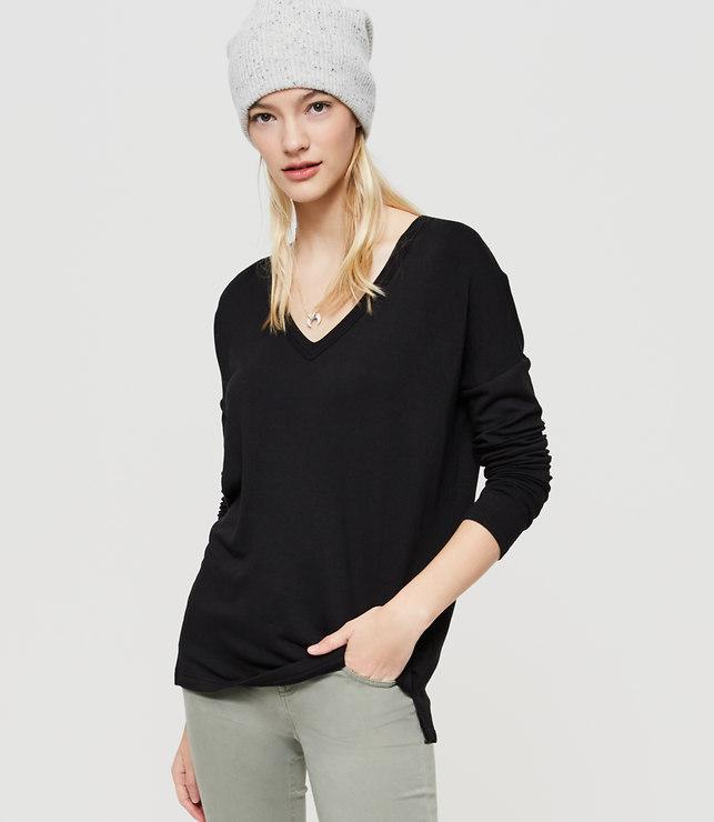 Loft Lou & Grey Signaturesoft V-neck Tee