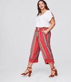 Loft Plus Sirena Fluid Tie Waist Pants