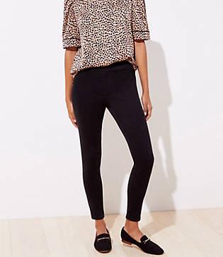 Loft Oe Pull On Legging Plush Black