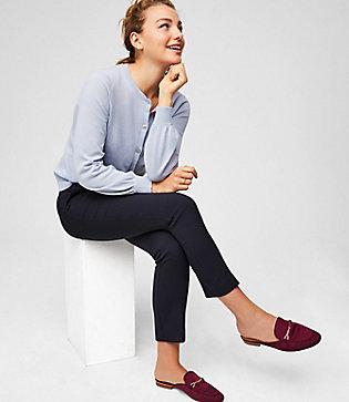 Loft Slim Side Stripe Pants In Marisa Fit