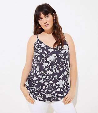 Loft Plus Bird Strappy Cami