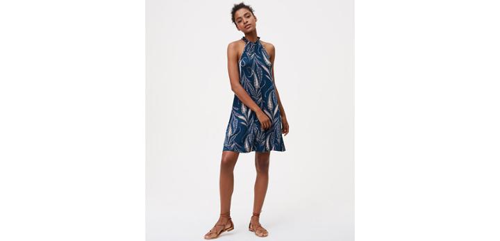 Loft Reed Halter Dress