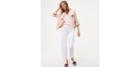 Loft Zip Top Wide Leg Crop W Fray