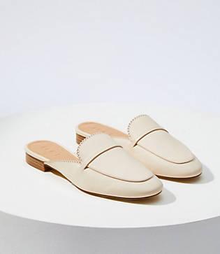 Loft Scalloped Loafer Slides