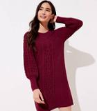 Loft Cable Sweater Dress