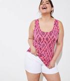 Loft Plus Dash Mosaic Vintage Soft Racerback Tank