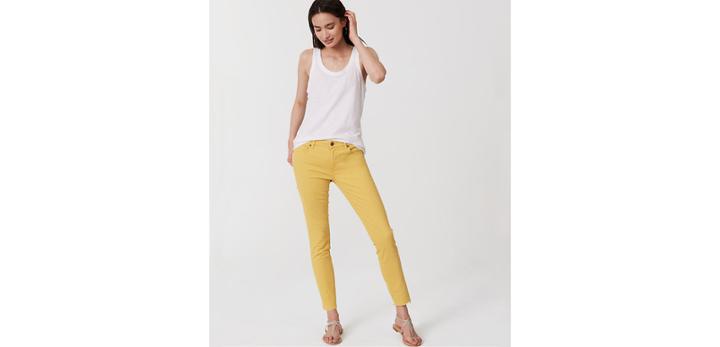 Loft Modern Fresh Cut Skinny Crop Jeans