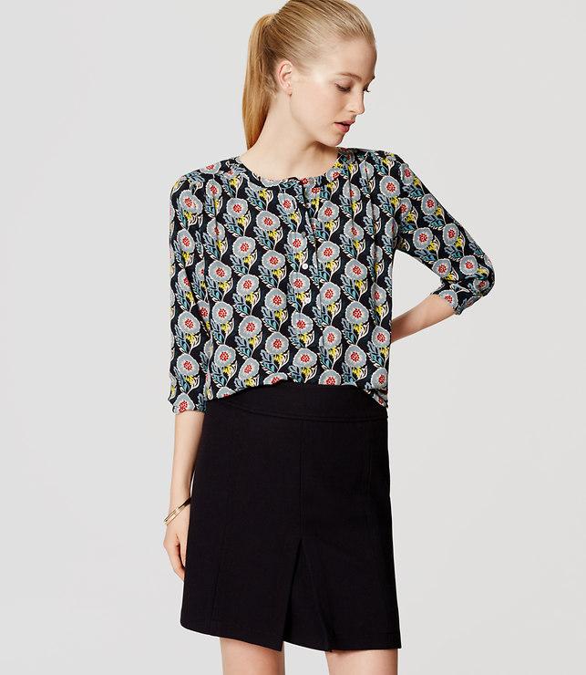 Loft Deco Blossom Modern Henley Blouse