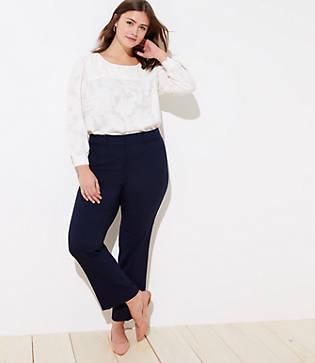Loft Plus Trousers In Twill In Marisa Fit